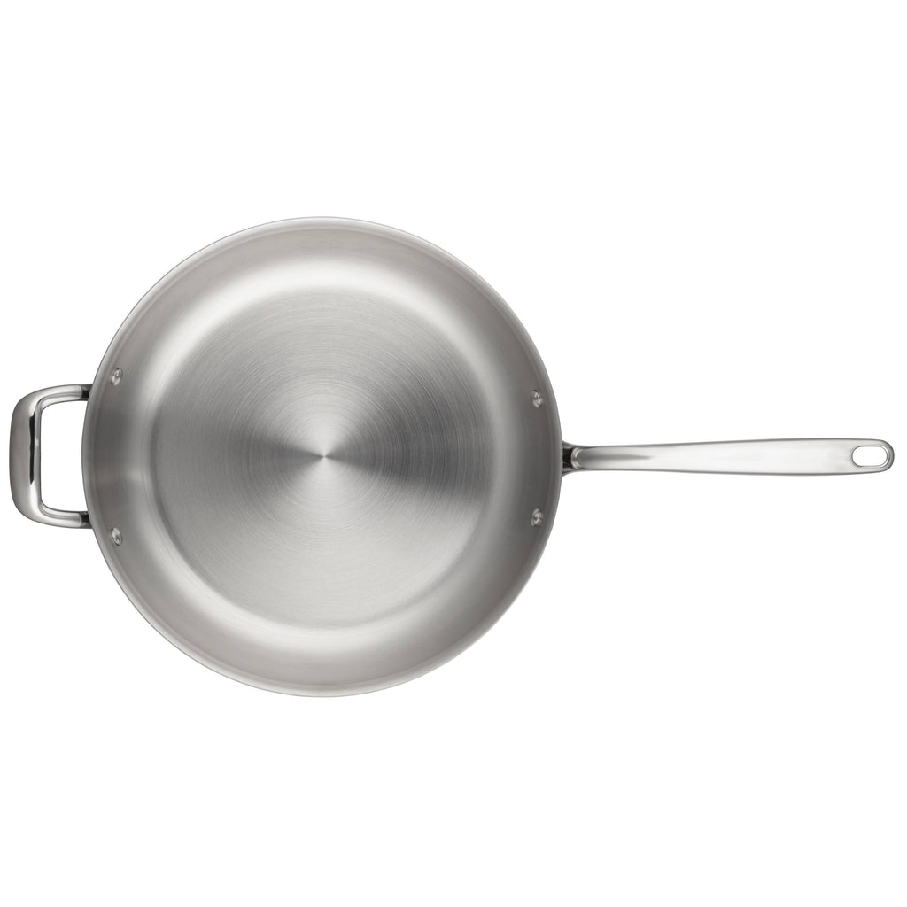 Breville Thermal Pro 12.5x22 Clad Stainless Steel Fry Pan with Helper Handle