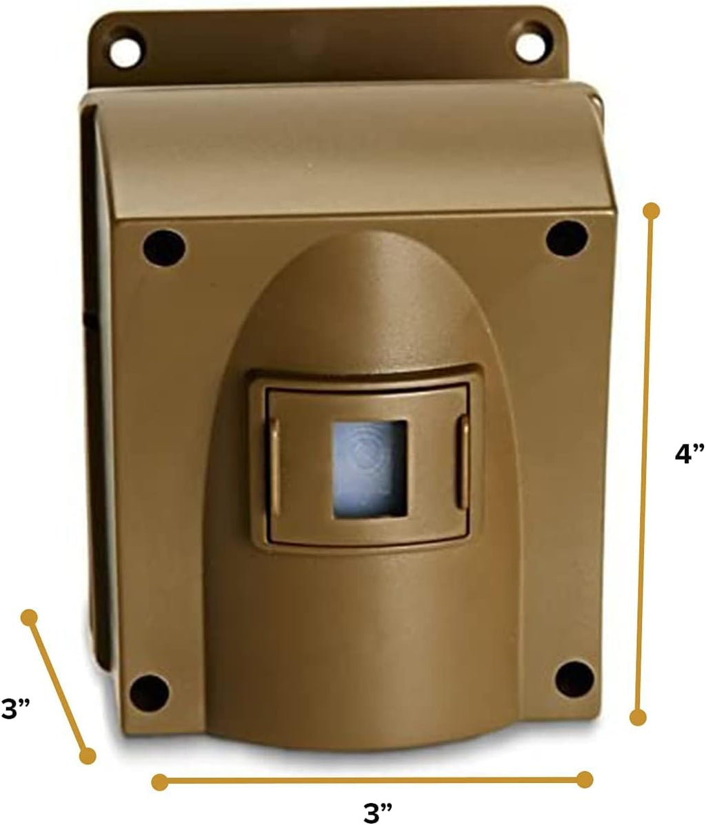 Guardline Wireless Driveway Alarm - Motion Sensor Alarm Set with 4 Sensors and 1 Receiver - 500 Foot Range - Weatherproof, Outdoor Security Alert System for Home & Property﻿