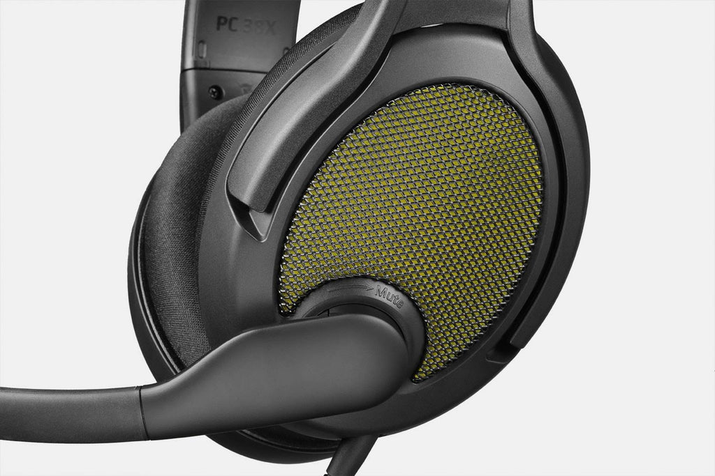 Drop + Sennheiser PC38X Gaming Headset — Noise-Cancelling Microphone Black