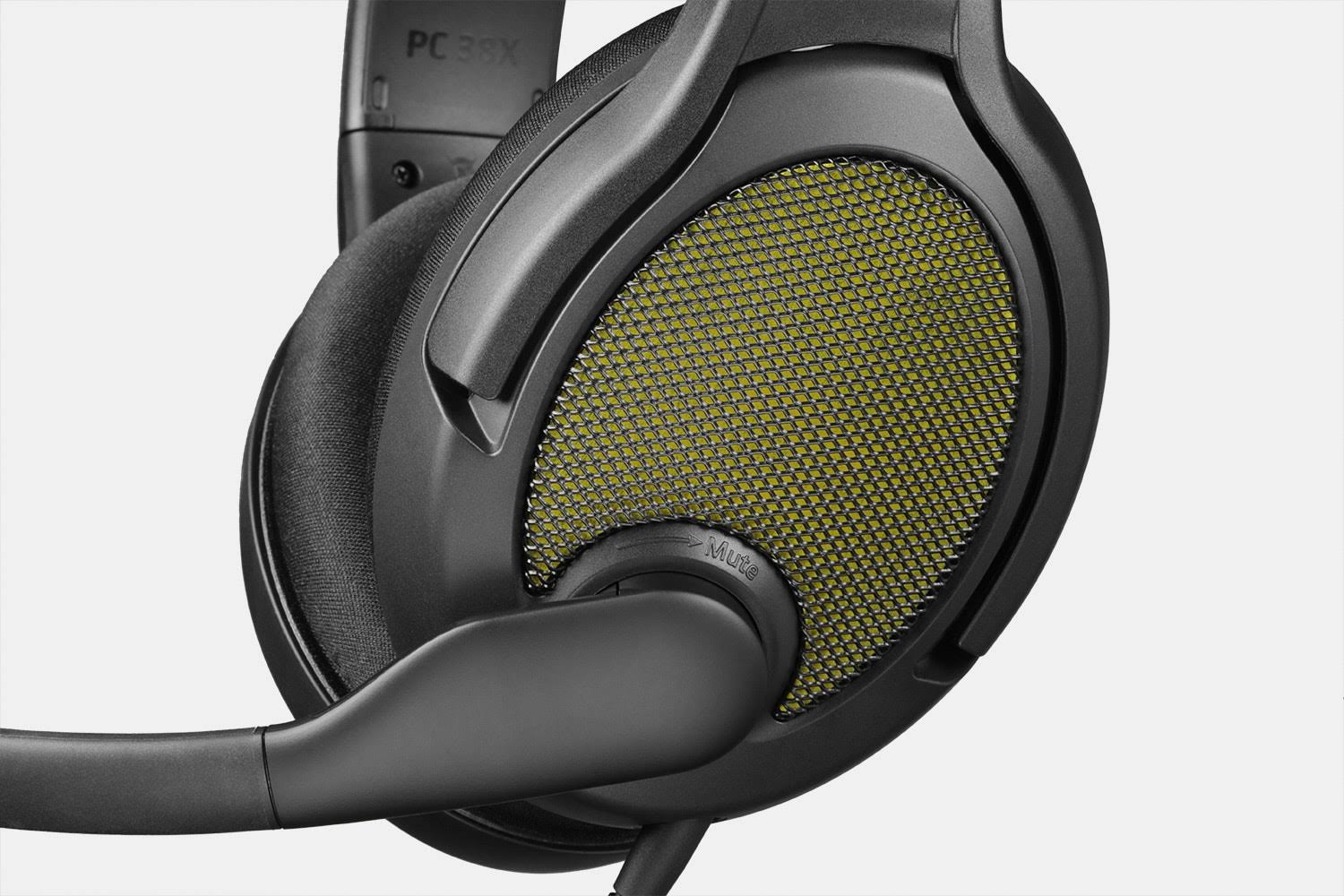 Drop + Sennheiser PC38X Gaming Headset — Noise-Cancelling Microphone Black