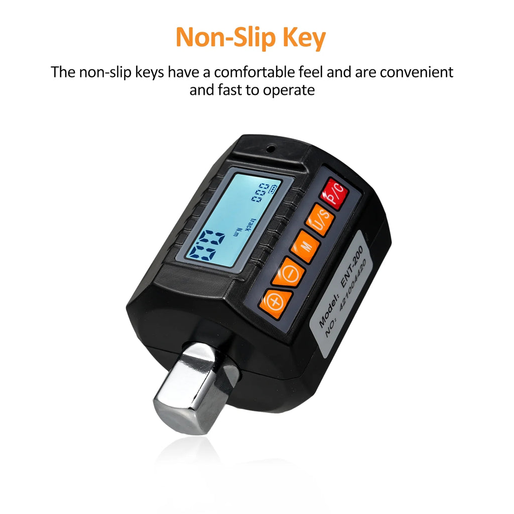 Dcenta ENT 30 Digital Torque Meter Set, 1/2'' Drive Torque Gauge with Ratchet Wrench, High Accuracy and Four Torque Units for Wide Applications Perfect for Precision Assembly
