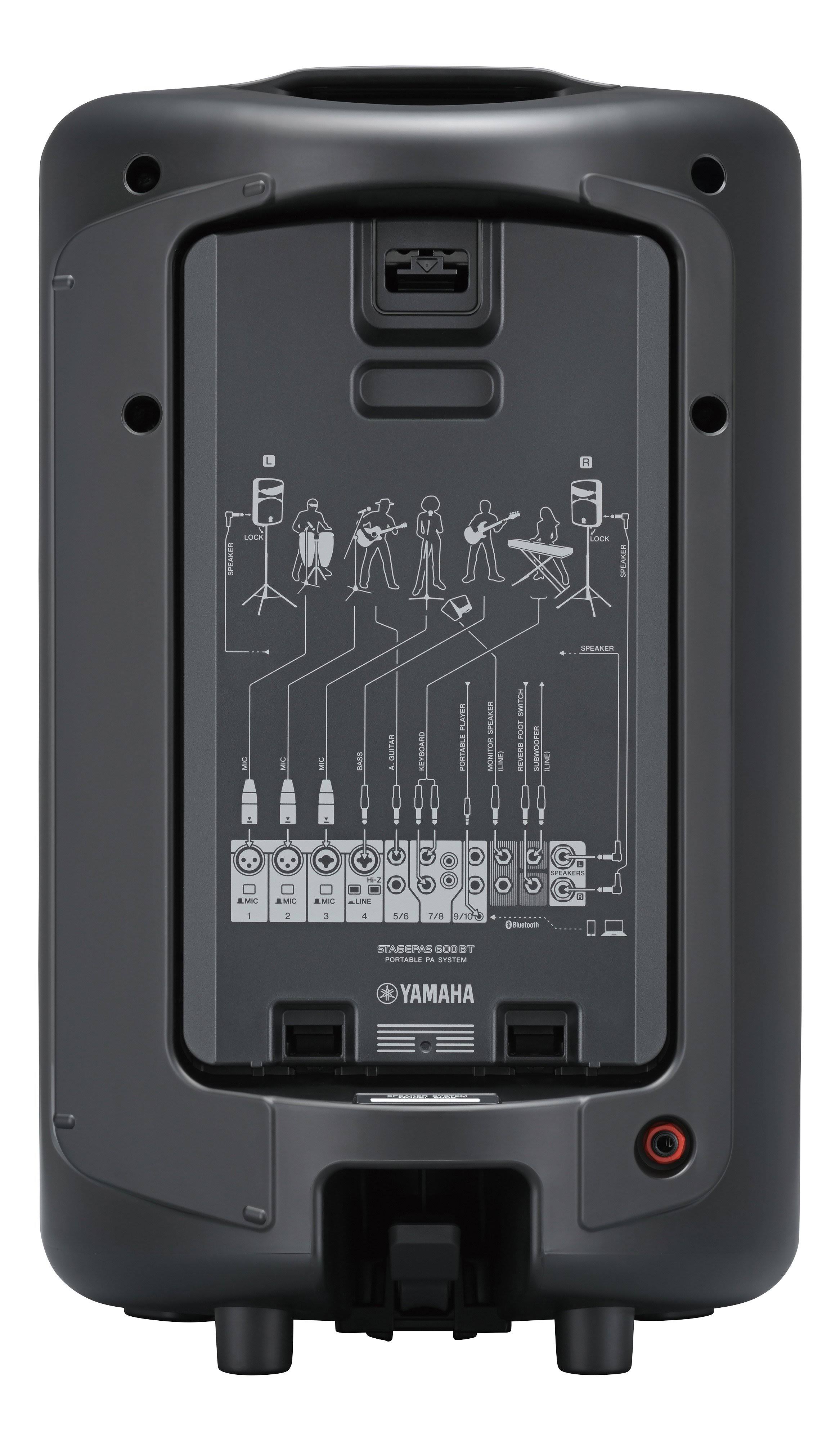 Yamaha Stagepas 600BT Portable PA System - 680W - Bluetooth