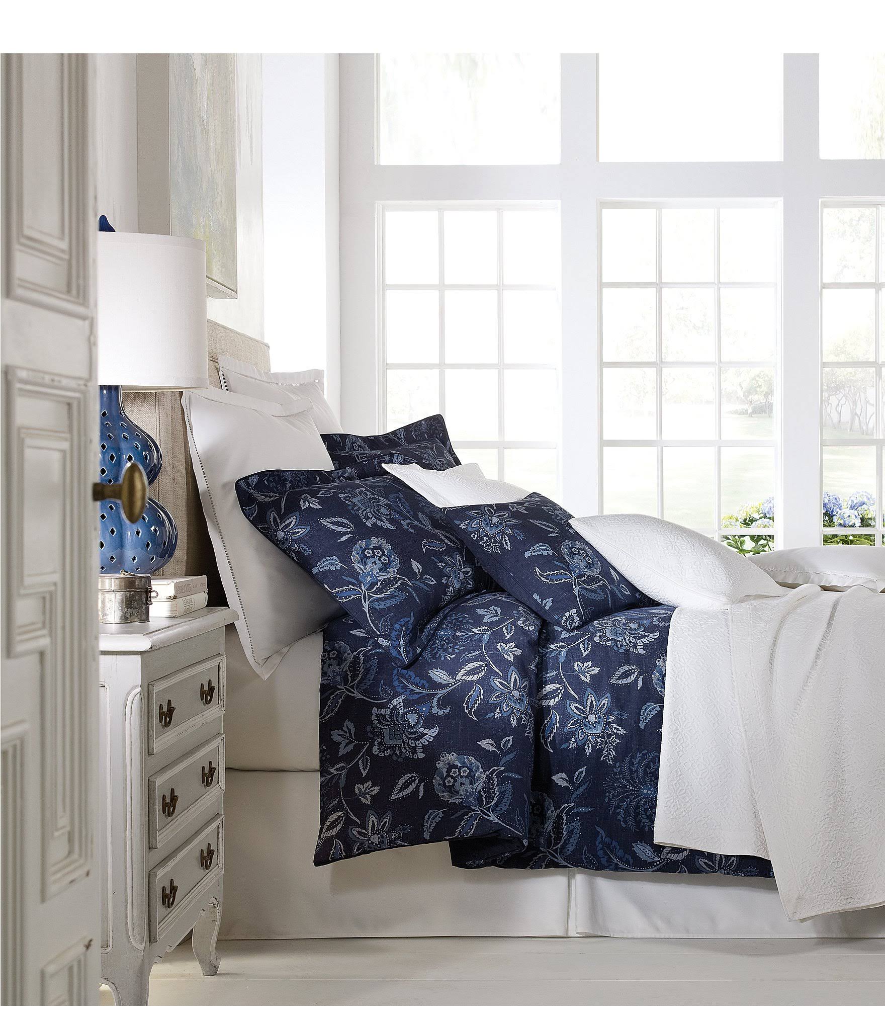 Southern Living Heirloom Sateen Twill Euro Sham - White