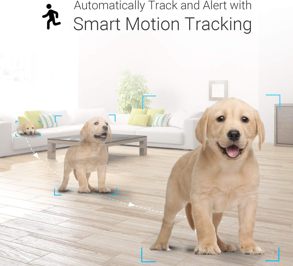 EZVIZ C6CN 1080p Indoor Pan/Tilt WiFi Security Camera, 360° Coverage, Auto Motion Tracking, Two-Way Audio, Clear 30ft Night Vision, Supports MicroSD Card up to 256GB (Sold Seperately), 2.4GHz WiFi