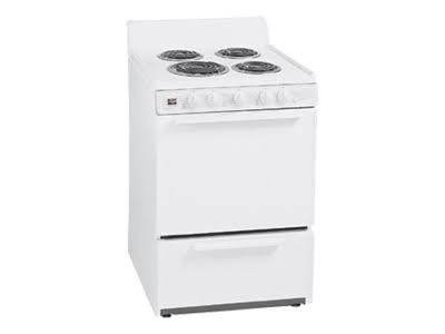 Premier 24 inch Electric Range (White)