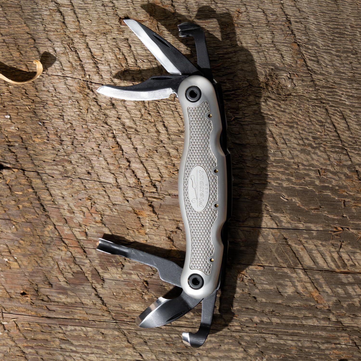 FLEXCUT Pocket Jack for Carvin' 2.0, Light Weight Wood Carving Jackknife Style Tool with 4 Blades, Made in the USA | JKN289