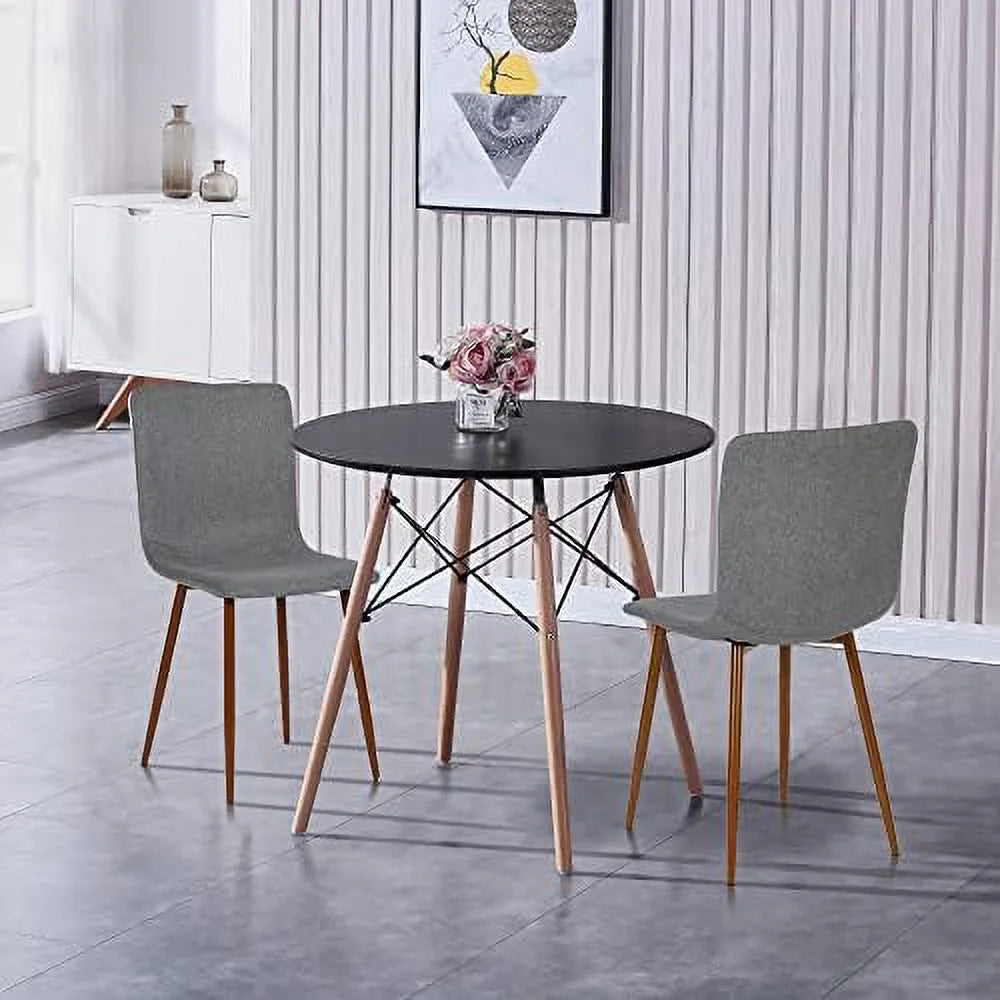 xrboomlife White Dining Table 31.5''\u2013Small Round Modern Dining Room Table Kitchen Table Coffee Table - for 2 to 4 People