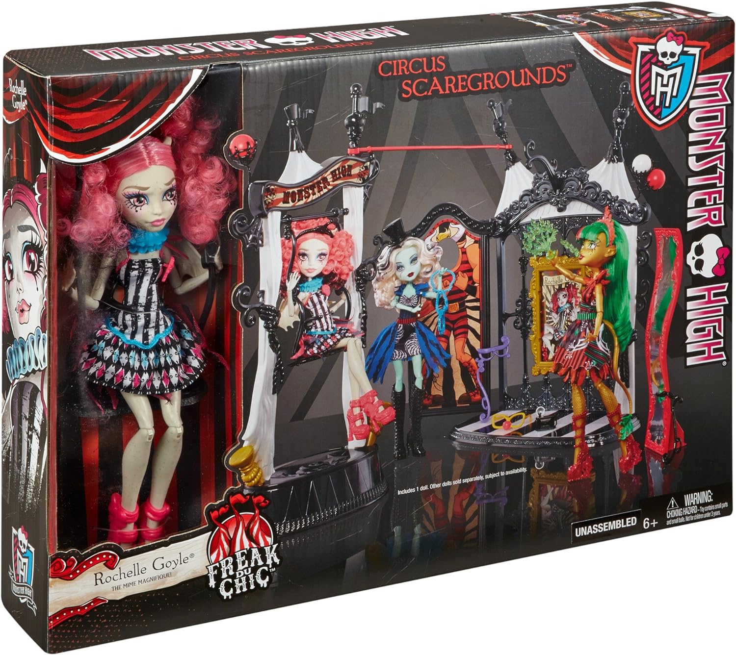Monster High Freak du Chic Funhouse and Rochelle Goyle Doll Playset