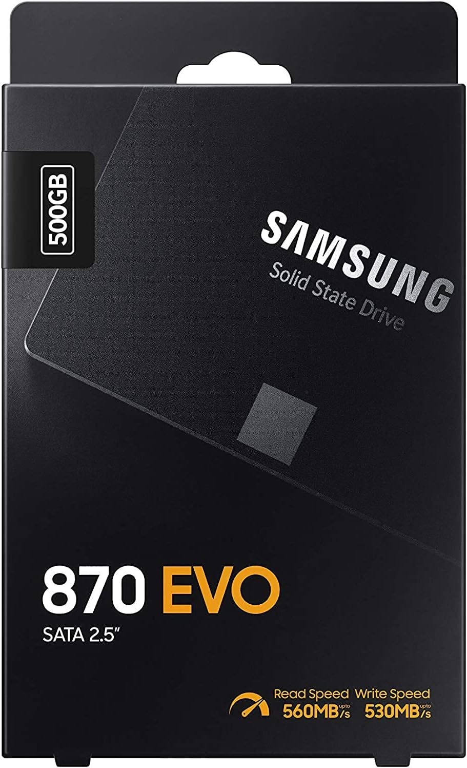 Sam-Sung 870 EVO SATA III SSD 2.5” / MZ-77E500B / Internal Solid State Hard Drive, Upgrade PC or Laptop Memory and Storage for IT Pros, Creators, Everyday Users (500 GB)