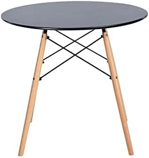 xrboomlife White Dining Table 31.5''\u2013Small Round Modern Dining Room Table Kitchen Table Coffee Table - for 2 to 4 People