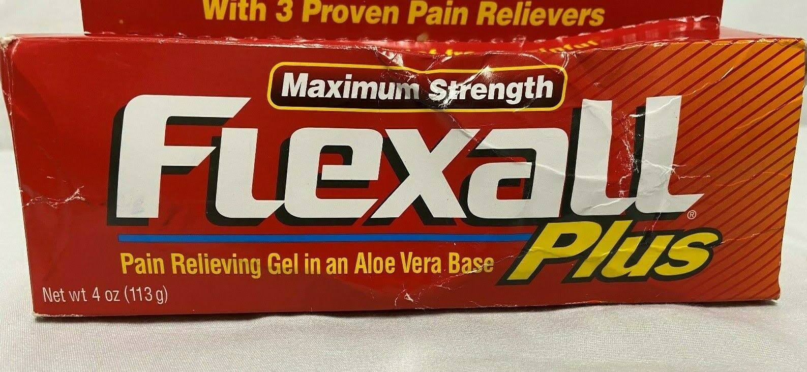 Flexall Plus Pain Relieving Gel, Maximum Strength - 4 oz