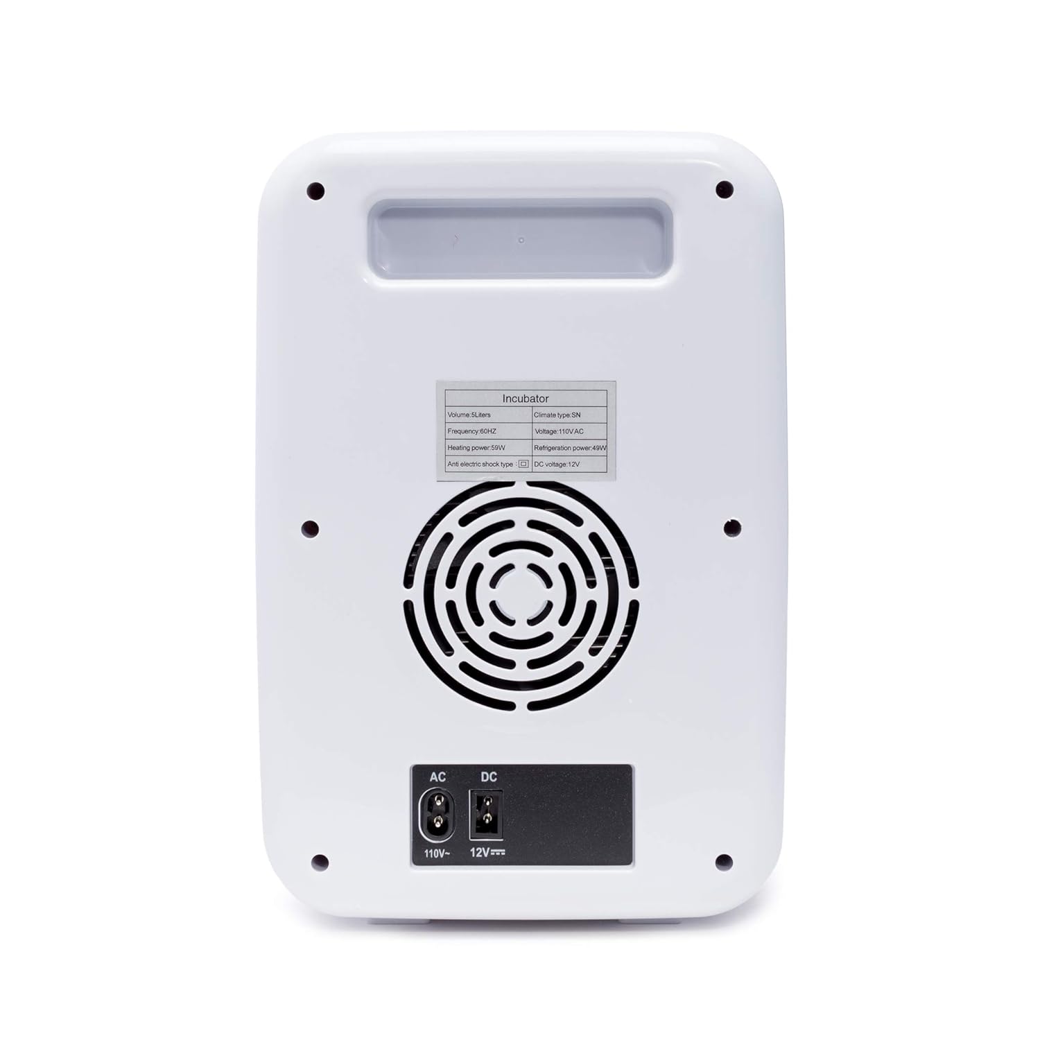IVYX Scientific 5L Incubator - Precise Temperature Control from 0°C to +55°C, 12V/110V