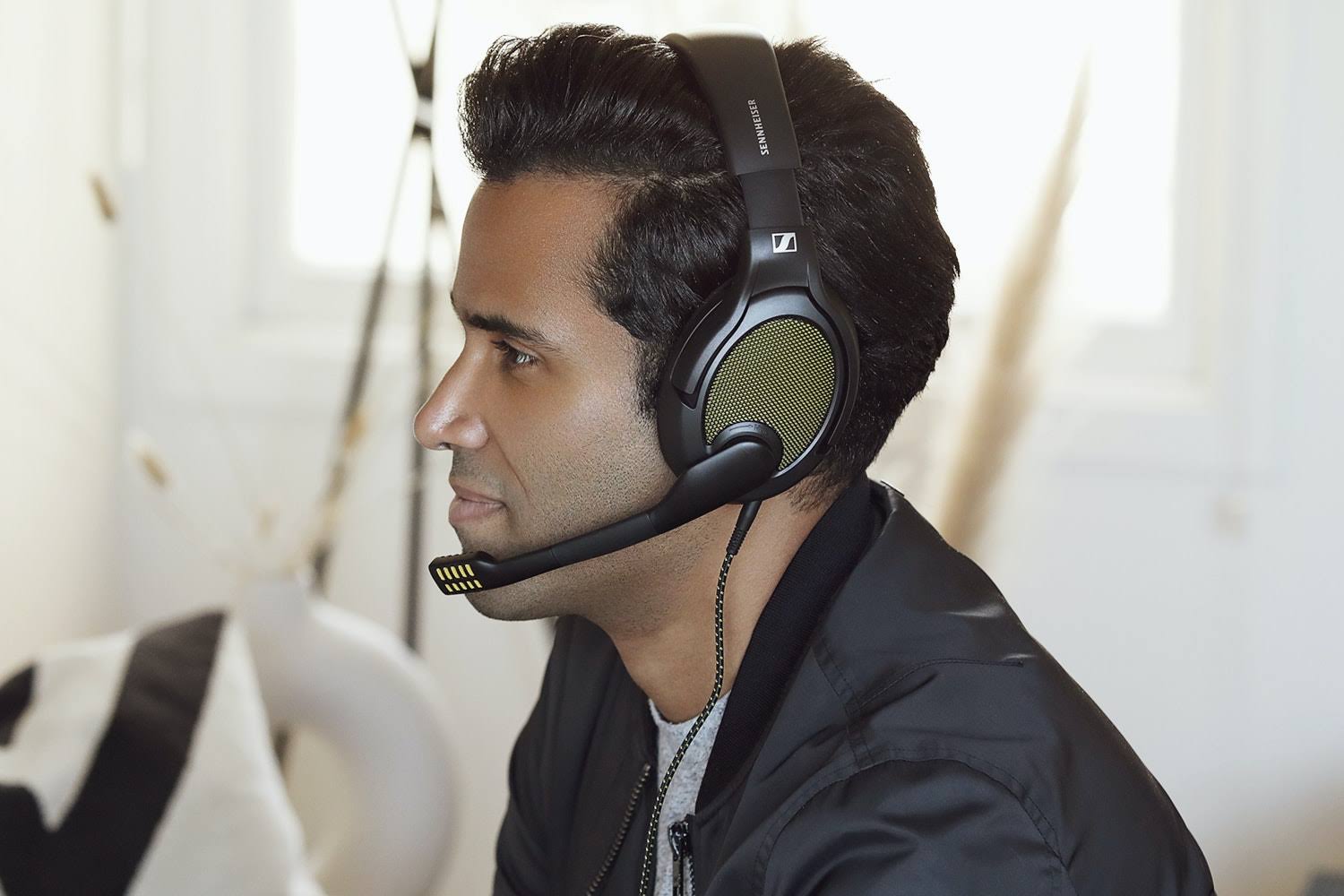 Drop + Sennheiser PC38X Gaming Headset — Noise-Cancelling Microphone Black