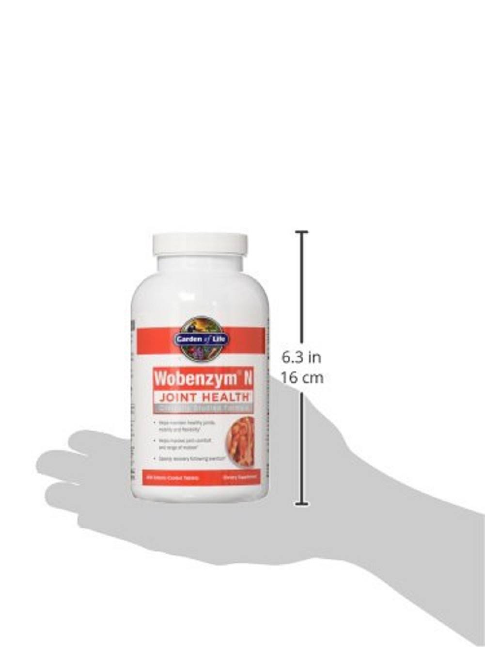 Garden of Life Joint Support Supplement  Wobenzym N Systemic Enzymes 800 Tabs
