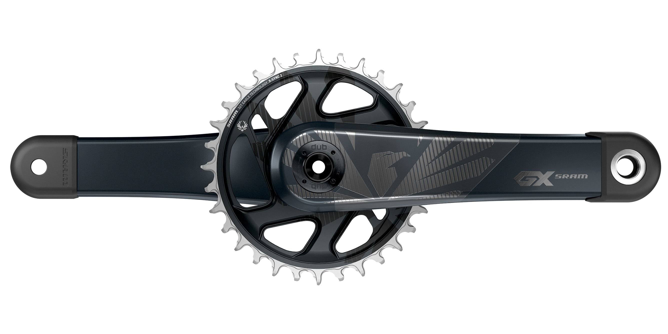 SRAM GX Eagle Carbon Dub Boost Crankset Lunar 170mm / 32T